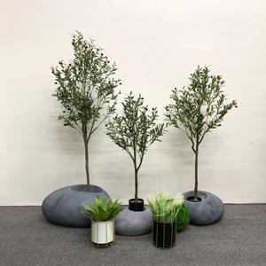 Árbol de Olivo Artificial Moderno, Planta Artificial para Interiores, Decoración para el Hogar, Oficina y Comercios - Product Image 4