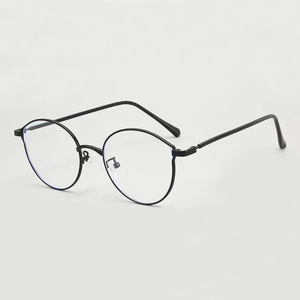 Monture de lunettes Qianai œil de chat, ronde moyenne, anti-lumière bleue, pour femmes, verres optiques en acétate, origine Taizhou - Product Image 4