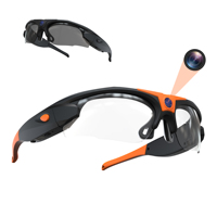 Lunettes intelligentes Wifi 4K avec enregistrement vidéo, mini caméra HD, lunettes de soleil polarisées UV400, lunettes de sport