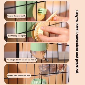 Jaulas dispensadoras <span class=keywords><strong>de</strong></span> agua <span class=keywords><strong>para</strong></span> mascotas colgantes, Alimentación automática <span class=keywords><strong>para</strong></span> <span class=keywords><strong>perros</strong></span> y gatos, contenedor <span class=keywords><strong>de</strong></span> jaula <span class=keywords><strong>para</strong></span> bebidas <span class=keywords><strong>de</strong></span> 500 700ml, herramienta <span class=keywords><strong>de</strong></span> alimentación, fuente <span class=keywords><strong>de</strong></span> bolas <span class=keywords><strong>de</strong></span> agua <span class=keywords><strong>para</strong></span> mascotas - Product Image 6