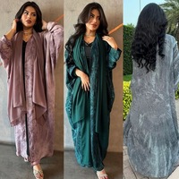 Robe longue à manches longues pour femmes musulmanes, imprimé ethnique, style islamique élégant, robe élégante et tendance aux couleurs vives