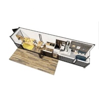 Hysun mobile Portable préfabriqué personnalisé conception modifié 20FT 40FT expédition conteneur vivant maison hôtel Villa maison