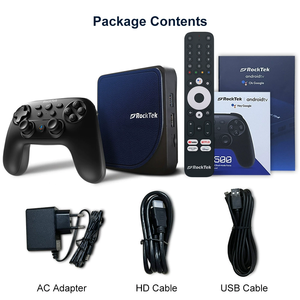 Consola de Juegos 4K con Streaming, Wifi 6, DDR4 4GB, EMMC 64GB, con Controlador, Quad Core RockTek, RTX5000, <span class=keywords><strong>Android</strong></span> 11, ATV TV Box - Product Image 5
