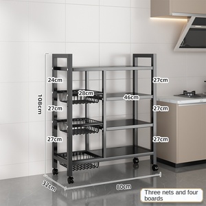 Panier de rangement QINLAN en métal noir, universel, pour patins <span class=keywords><strong>à</strong></span> roulettes, mobile, facile <span class=keywords><strong>à</strong></span> nettoyer, écologique, de haute qualité, simplicité moderne - Product Image 6