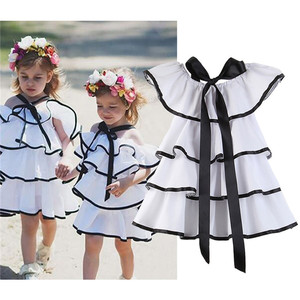 Vestidos de Moda para Bebés de Verano, Vestidos Elegantes de Princesa Blancos, Compras en Línea - Product Image 1