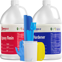 Prix d'Usine Vente en Gros Résine Époxy et Durcisseur pour Bricolage Artistique Kit de 2 Gallons Coulée Cristalline Colle AB Résine