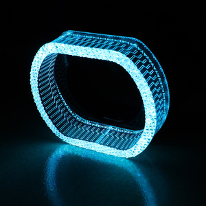 Oferta Especial: Ojos <span class=keywords><strong>de</strong></span> Ángel 5D <span class=keywords><strong>de</strong></span> 3.0 Pulgadas, Bi-<span class=keywords><strong>LED</strong></span>, 12V, Proyector, Máscara Halo, Anillo WRGB, DRL RGB con Función Switchback - Product Image 4