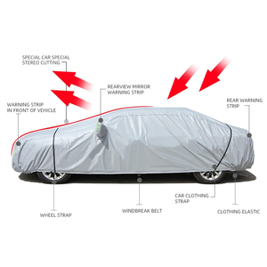 Housse de voiture spéciale en tissu Oxford imperméable, anti-poussière et anti-grêle pour l'extérieur - Product Image 2