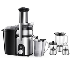 Nouvel <span class=keywords><strong>extracteur</strong></span> de <span class=keywords><strong>jus</strong></span> centrifuge puissant de 1000 W en acier inoxydable avec commande numérique par bouton - Product Image 5