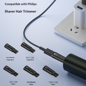 Adaptador <span class=keywords><strong>de</strong></span> Carga Tipo-C Hembra para Cortapelos con Carga PD 4.3V 5V 8V 15V, Convertidor <span class=keywords><strong>de</strong></span> Carga Tipo-C para Afeitadoras <span class=keywords><strong>Philips</strong></span> Norelco - Product Image 3