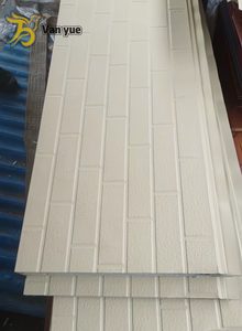 Toiture sandwich en acier galvanisé isolante 383*15/20/25mm avec mousse PIR, résistante au feu et aux UV, pour <span class=keywords><strong>mur</strong></span> extérieur, chambre froide, hôtel - Product Image 2
