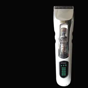 óleo de cabelo navalha Suppliers-Aparador de cabelo elétrico recarregável masculino, display led, profissional, acessórios para cabelo, personalizado