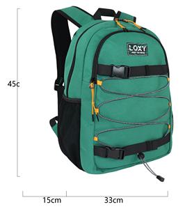 Sac à dos de voyage extérieur imperméable de grande capacité avec doublure en polyester Sac à dos unisexe pour le sport et les loisirs avec fermeture éclair - Product Image 3