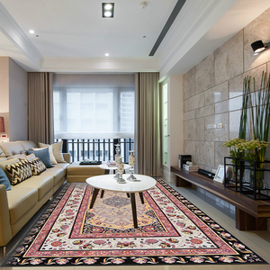 高品质 3D 打印现代地毯，豪华可水洗聚酯纤维，大尺寸，适合卧室 - Product Image 1