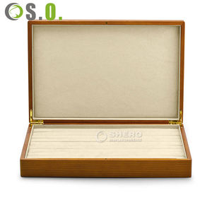 Caja de Joyería de Madera Sólida de Alta Gama Shero Luxury Premium, con Múltiples Compartimentos, Color y Tamaño Personalizables, para Guardar Anillos, Pulseras y Collares - Product Image 4