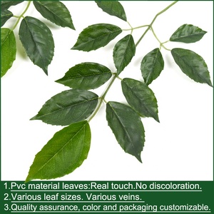 Follaje Artificial Realista de Hojas de Árbol para Decoración de <span class=keywords><strong>Interiores</strong></span> - Product Image 2
