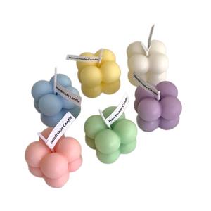 Vela Aromática Personalizada en Mini Cubo de Cera de Soya con Aroma Dulce, Vela Perfumada Creativa, Regalo de Boda - Product Image 5