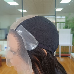 วิกผมแท้แบบจีนถักมือ ยอดนิยมในตลาด  ฐานไหม  <span class=keywords><strong>สี</strong></span><span class=keywords><strong>ดำ</strong></span>ธรรมชาติ  ลอนคลาย  ความหนาปานกลาง  จัดส่งรวดเร็ว - Product Image 6
