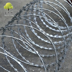 <span class=keywords><strong>ลวดหนาม</strong></span>เหล็กม้วน รุ่น BTO22 และ CBT65 ชุบกัลวาไนซ์เพื่อป้องกันรั่วซึมสำหรับรั้ว - Product Image 2