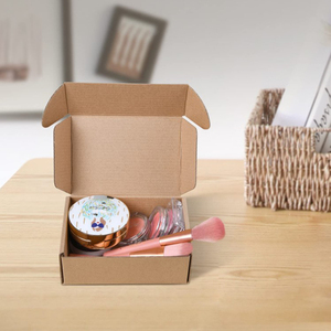 In đồng bằng nhỏ màu nâu kraft carton sóng bưu kiện bưu phẩm hộp Desgin gửi thư hộp vận chuyển công cụ bao bì hộp giấy - Product Image 2