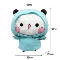 Nouveau mignon dessin animé ours Animal coussin doux repos oreiller et chambre décoration en peluche Bubu et Dudu rempli de coton PP