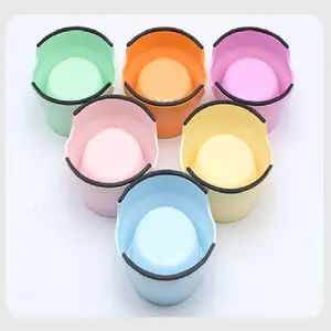 Hot Sale Multi Colors Melamine Stainless Steel Elevated Dog Bowl Crate Dog Bowl Food Water Bowls