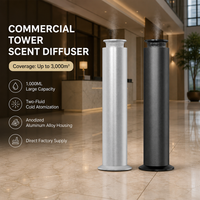 Diffuseur de parfum commercial pour tours, fabricant de machines à arômes sans eau à deux fluides de 3000m³ et 1000ml pour la réception d'hôtels de luxe
