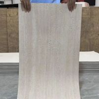 Panel de Revestimiento de Pared Interior y Exterior, Flexible, de Piedra de Travertino con Textura 3D, Resistente al Agua y al Fuego