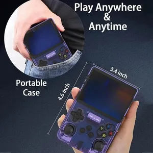 R36s Retro Handheld Game Console Linux System 3D Analog Joystick 3.5 Inch Ips Screen R35s Plus Portable Pocket Video Player