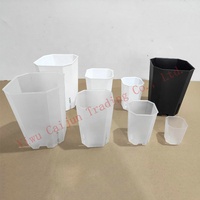 Offre Spéciale : Grandes Jardinières Carrées Transparentes en Plastique pour Bonsaï, Plantes Succulentes, Orchidées et Fleurs – Décoration de Jardin