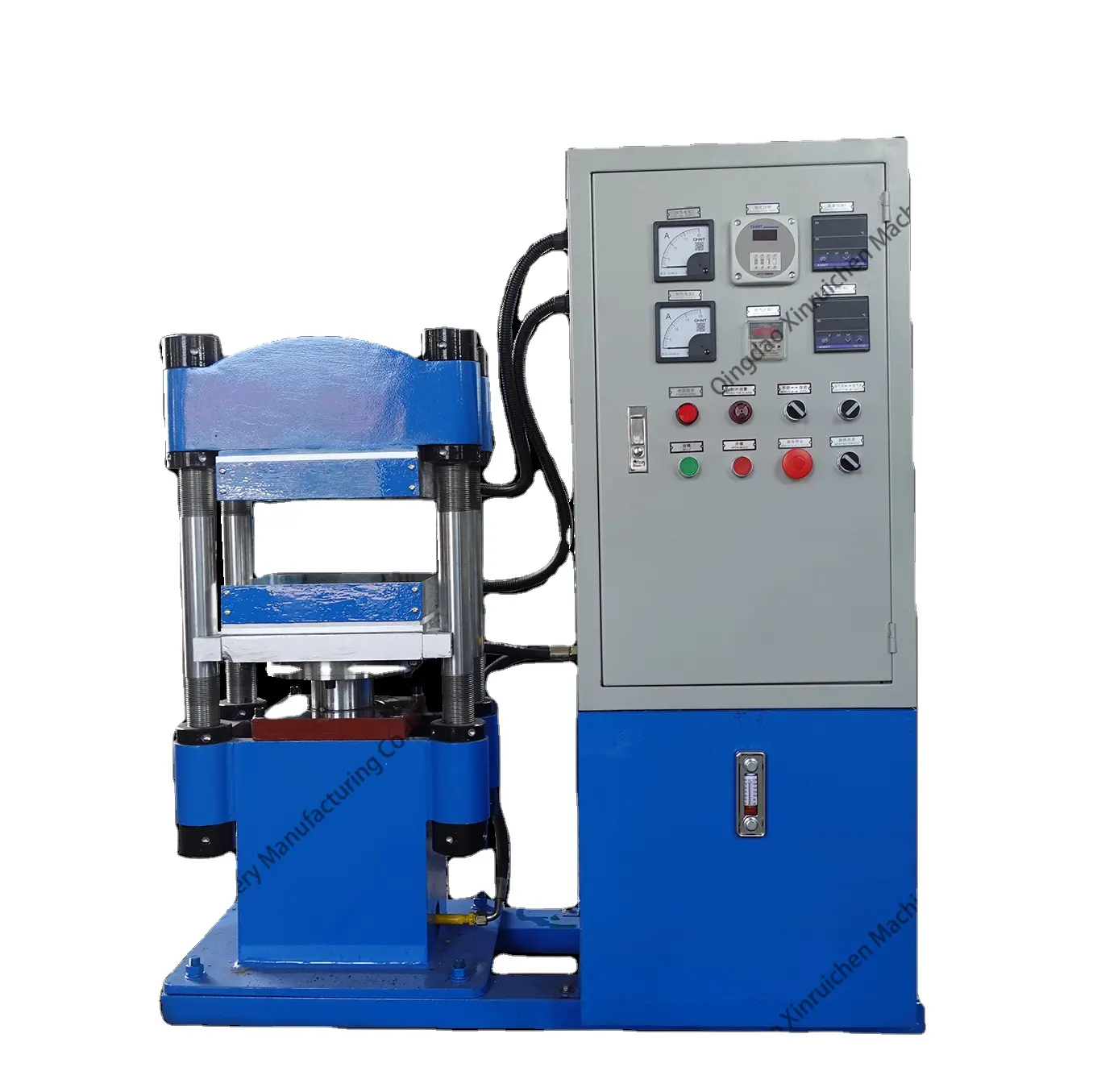 25T Rubber Plate Vulcanizing Press Lab Rubber Silicone Compression Moulding Machine