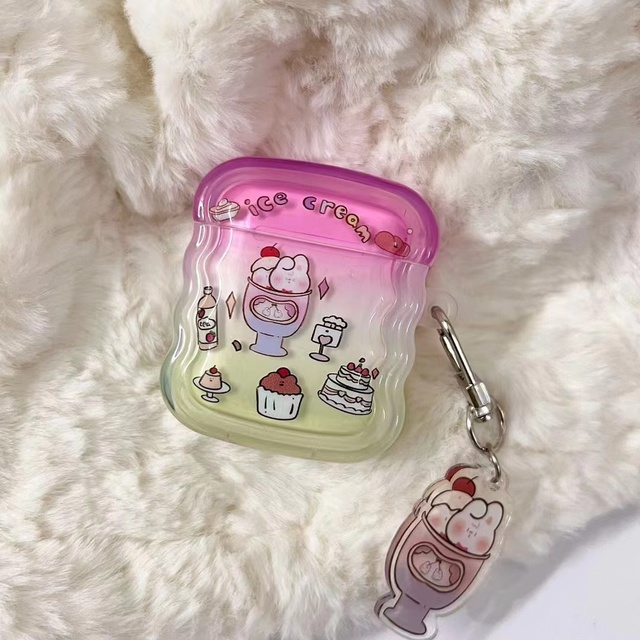 Ins Style Cute Cartoon Pattern Wireless Charging Earphone Accessories Hard Case for Airpods Pro 2 Free Shipping