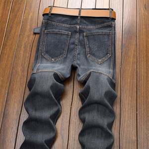 Новейшие мужские джинсы в европейском и американском стиле, хит продаж, винтажные джинсы для хип-хопа и скейтбординга, модные синие джинсы-бойфренды для женщин - Product Image 2