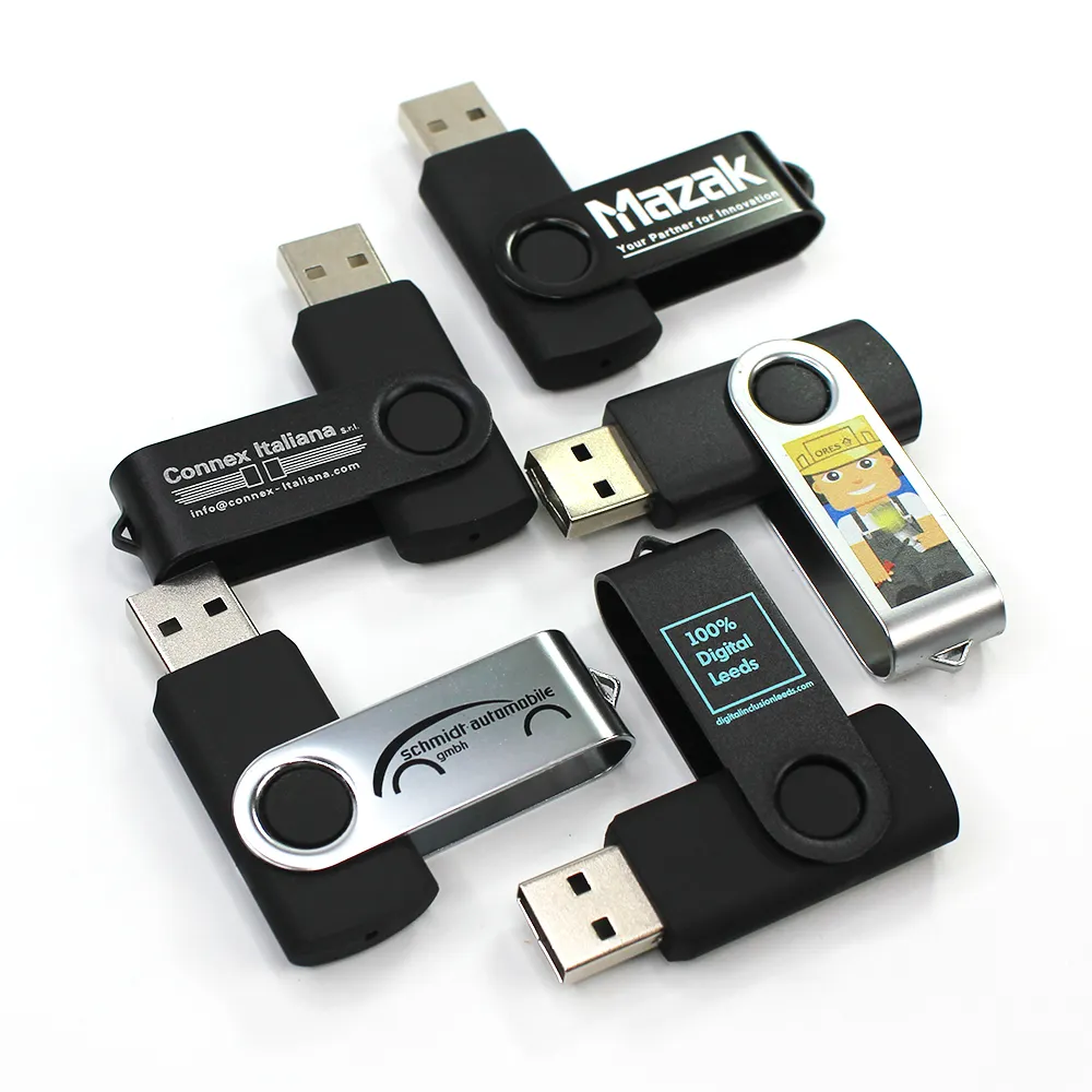Поворотный USB флэш-накопитель 1 ГБ 2 ГБ 4 ГБ 8 ГБ 16 ГБ 32 ГБ 64 ГБ 128 ГБ USB 2,0 3,0 Флешка флеш-накопитель Micro USB U Stick