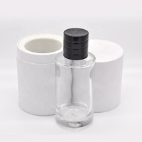 Coffret haut de gamme 50ml 100ml 125ml bouteille en verre de parfum avec couvercle magnétique