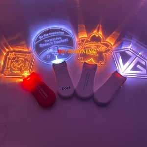 แท่งไฟ LED ทำจากอะคริลิคสำหรับตรุษจีนปีใหม่ซูเปอร์สตาร์คอนเสิร์ตปาร์ตี้จบการศึกษาวันวาเลนไทน์อีสเตอร์ตามสั่ง - Product Image 6