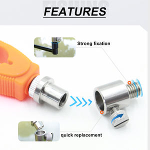 Selco อะแดปเตอร์ตก<span class=keywords><strong>ปลา</strong></span>แบบเร็วสำหรับงานหนักข้อต่อสแตนเลสสำหรับสัญญาณเตือน<span class=keywords><strong>กัด</strong></span>และที่<span class=keywords><strong>วาง</strong></span>คันเบ็ด - Product Image 5