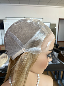 2025 New Straight Lace <b>Front</b> <b>Wig</b> Cap Medical Virgin Human Hair High Density Thin Skin Toupee with PU Jessica Color Ready to Ship - Product Image 1