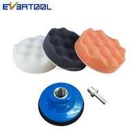 Almohadilla de espuma para pulir EVERTOOL de 3 pulgadas, Mini Kit de pulido de puntos, removedor de remolino, pulido y detalles de espuma
