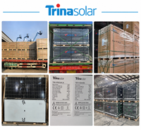 Panneau solaire monocristallin Trinasolar N-type I-TOPCon à double verre bifacial, efficacité 23,8 %, 715-740 W, pour tuiles de toit