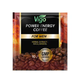Vigo Suplemento de hierbas Maca Coffee Strong Man Power <span class=keywords><strong>Afrodisíaco</strong></span> Tongkat Ali Instant Black Power Energy Coffee <span class=keywords><strong>para</strong></span> <span class=keywords><strong>hombres</strong></span> - Product Image 1