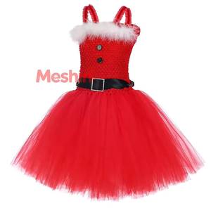 Disfraz de Mamá Noel para Niñas, Vestido de Tutú Navideño, Disfraces Navideños para Niños, Vestidos de Princesa Reno, Ropa de Año Nuevo para Niños - Product Image 3