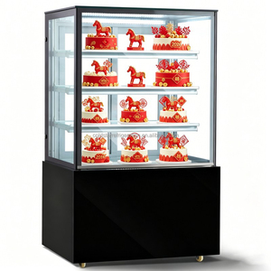 Congélateur commercial pour aliments cuisinés, vitrine réfrigérée pour gâteaux et desserts de boulangerie - Product Image 1