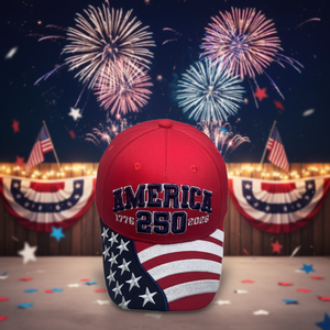 Gorra de Béisbol Patriótica Bicentenario con Bordado de <span class=keywords><strong>Bandera</strong></span> de EE. UU. y Diseño de Leopardo, 250 Años de América 2026 - Product Image 5