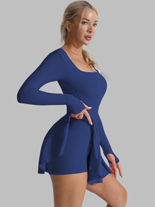 <span class=keywords><strong>Robe</strong></span> <span class=keywords><strong>de</strong></span> sport élégante et respirante pour <span class=keywords><strong>femme</strong></span>, idéale pour le <span class=keywords><strong>golf</strong></span>, le tennis, le fitness et le yoga, avec dos élégant et anti-transparence, en Spandex et Nylon - Product Image 6