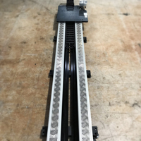 Actionneur linéaire à glissière double déplacement Rail linéaire avec crémaillère pour module électrique de type rack de course