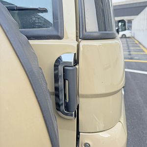 ฝาครอบมือจับประตูท้ายโครเมี่ยม/สีดำ/คาร์บอนสำหรับแต่งรถ Toyota Land Cruiser 76 71 <span class=keywords><strong>75</strong></span> LC71 LC75 LC76อุปกรณ์ FJ76 - Product Image 3