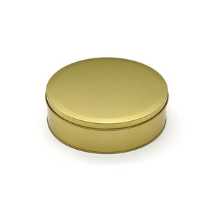 Hộp thiếc đựng bánh ngọt, bánh quy, kẹo trống 6.5 inch 7.8 inch, hộp bánh Jiangxi, hộp thiếc tròn kim loại mạ vàng tùy chỉnh để đóng gói bánh - Product Image 2
