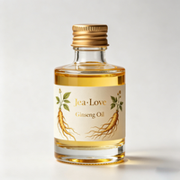 Huile de Ginseng 100% Pure et Naturelle, Huile Essentielle en Gros pour Soins de la Peau, Fournisseur d'Usine OEM ODM Marque Privée