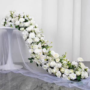 زهور اصطناعية مخصصة من الحرير بملمس طبيعي، صف زهور اصطناعية الأكثر مبيعًا - Product Image 4